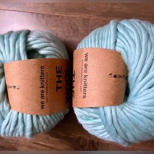 We Are Knitters Aquamarine The Wool Yarn in Light Blue